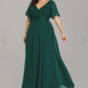 Brand new green formal dress